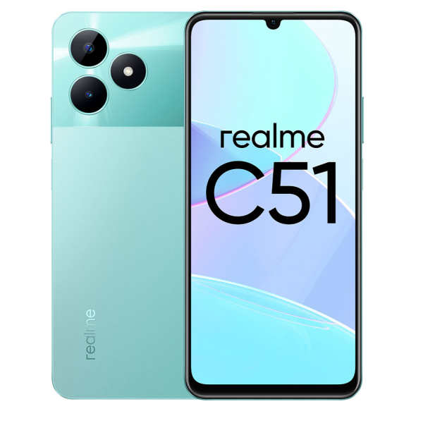Купить Смартфон realme C51 4/128 ГБ, зеленый